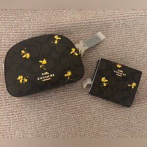 Coach X Peanuts- Woodstock Mini Bag and Wallet
